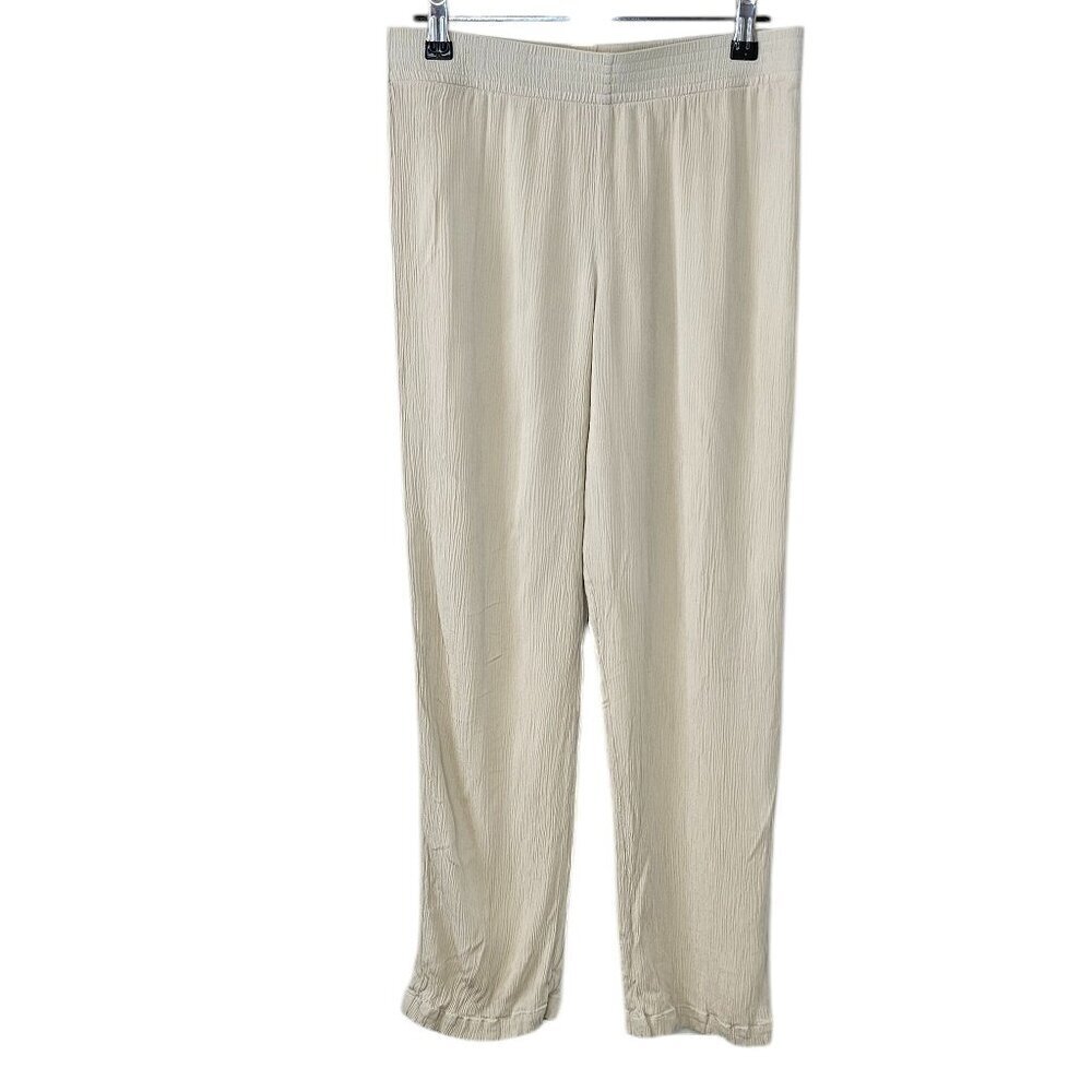 Aritzia Babaton Tribute Pant Mid-rise Crinkle-Texture Pants, Straight Leg, Small